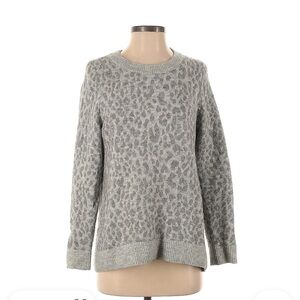 GAP Grey Cheetah Sweater